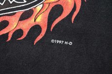 画像3: 90s Used Harley-Davidson Print Tee made in USA (3)