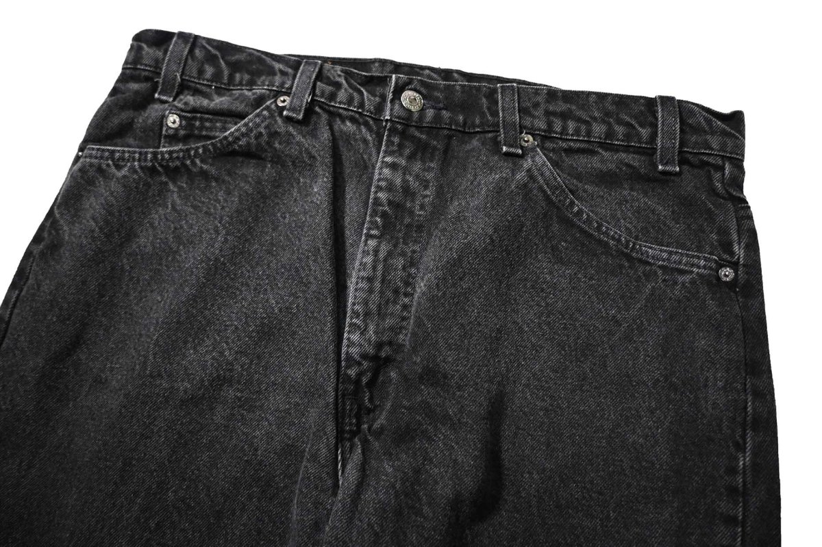 画像2: 91' Used Levi's 505 Denim Pants Black made in USA リーバイス (2)