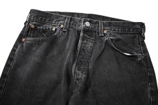 画像2: 97' Used Levi's 501 Denim Pants Black made in USA リーバイス (2)