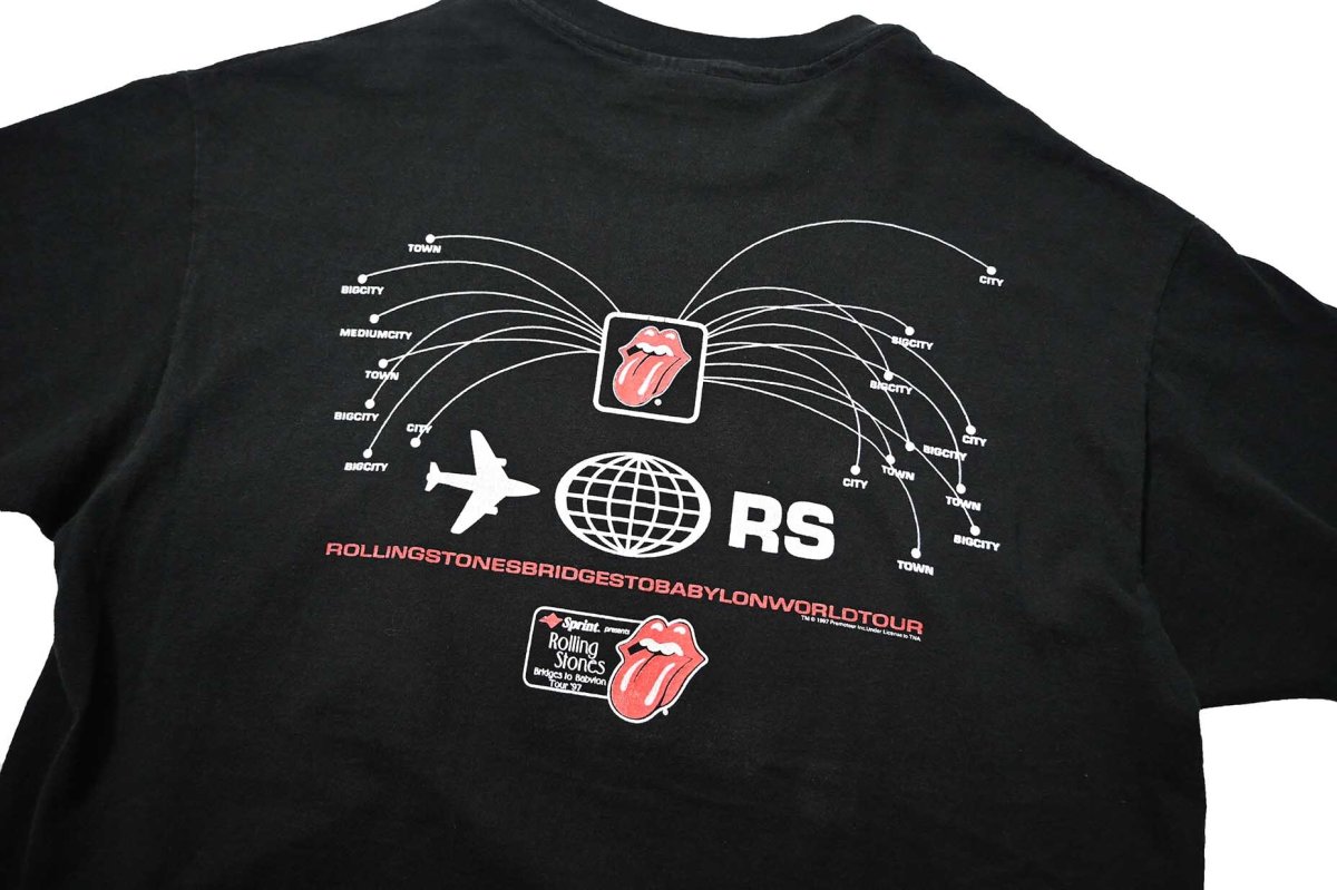画像6: 90s Used The Rolling Stones Print Tee made in USA (6)
