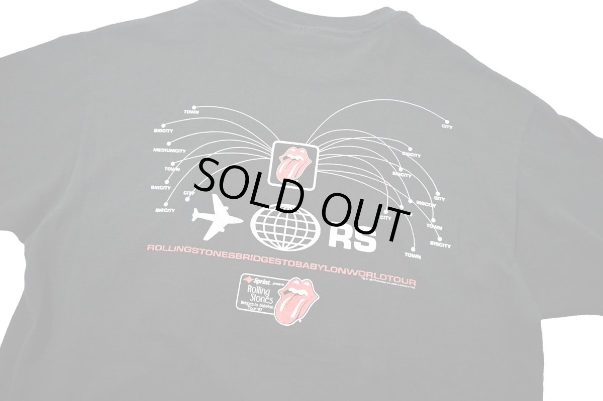 画像6: 90s Used The Rolling Stones Print Tee made in USA (6)