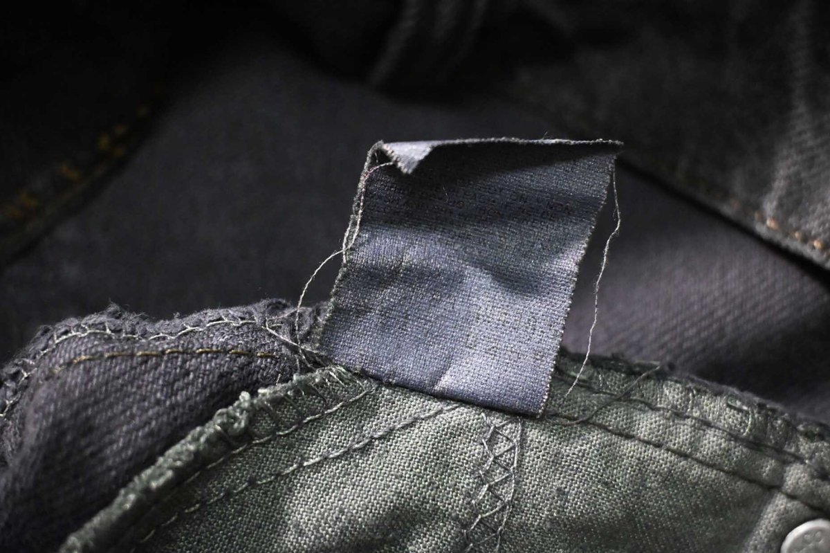 画像7: 90s Used Levi's 517 Denim Pants Over Dye Black made in USA リーバイス (7)