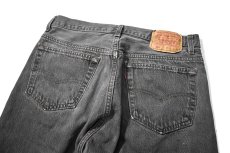 画像4: 91' Used Levi's 501 Denim Pants Black made in USA リーバイス 先染め (4)