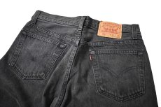 画像4: 92' Used Levi's 501 Denim Pants Black made in USA (4)