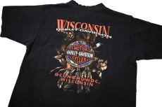 画像5: 90s Used Harley-Davidson Print Tee made in USA (5)