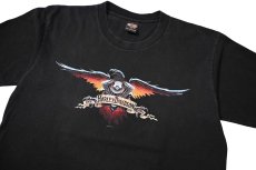 画像2: 90s Used Harley-Davidson Print Tee made in USA (2)