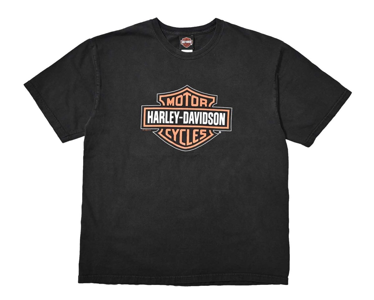 画像1: 90s Used Harley-Davidson Print Tee (1)