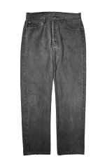 画像1: 92' Used Levi's 501 Denim Pants Black made in USA (1)