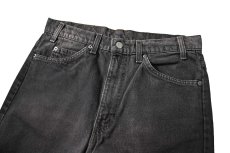 画像2: 90s Used Levi's 517 Denim Pants Over Dye Black made in USA リーバイス (2)