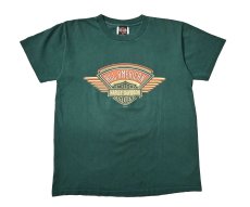 画像1: 90s Used Harley-Davidson Print Tee made in USA (1)