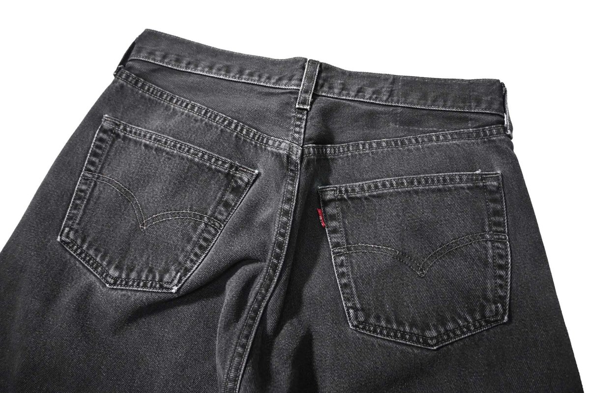 画像4: 01' Used Levi's 501 Denim Pants Black made in USA リーバイス (4)