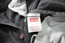 画像7: 92' Used Levi's 501 Denim Pants Black made in USA (7)