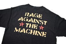 画像5: 00s Used Rage Against the Machine Print Tee (5)