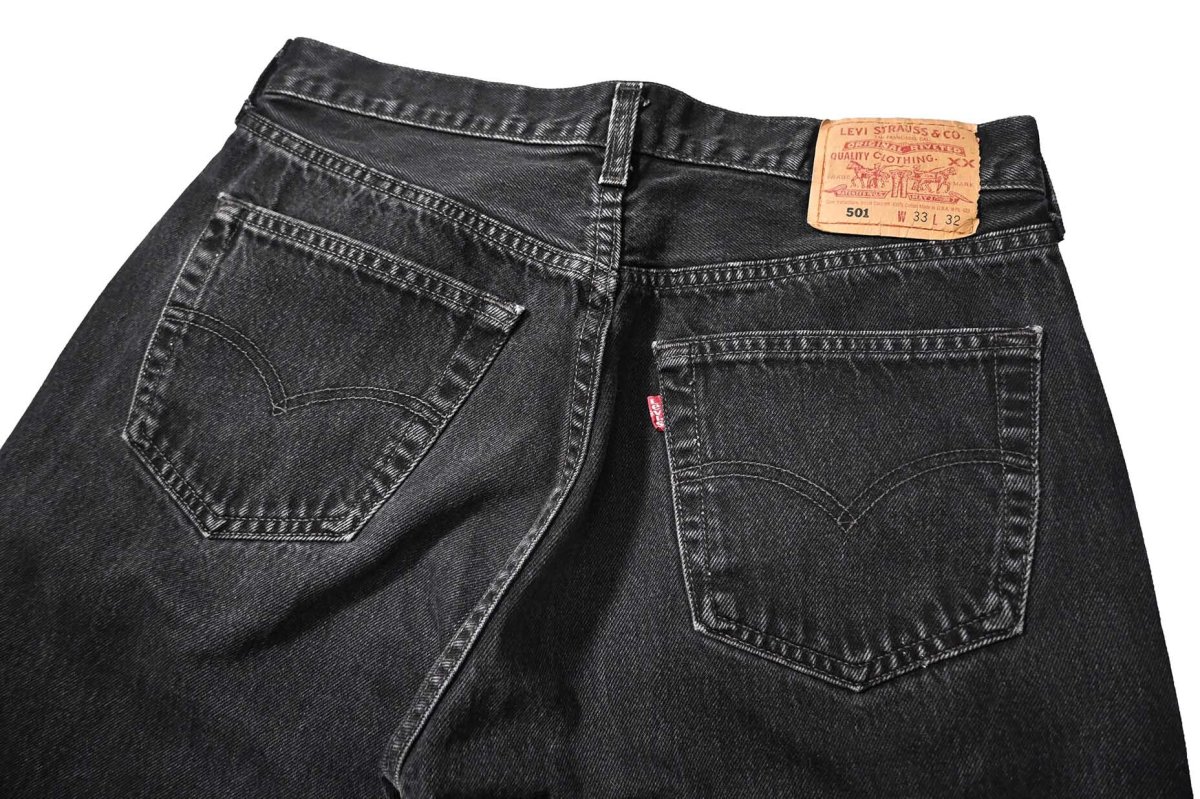 画像4: 97' Used Levi's 501 Denim Pants Black made in USA リーバイス (4)