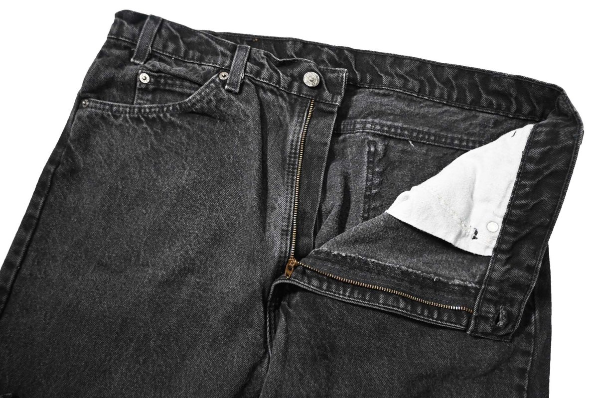 画像6: 91' Used Levi's 505 Denim Pants Black made in USA リーバイス (6)