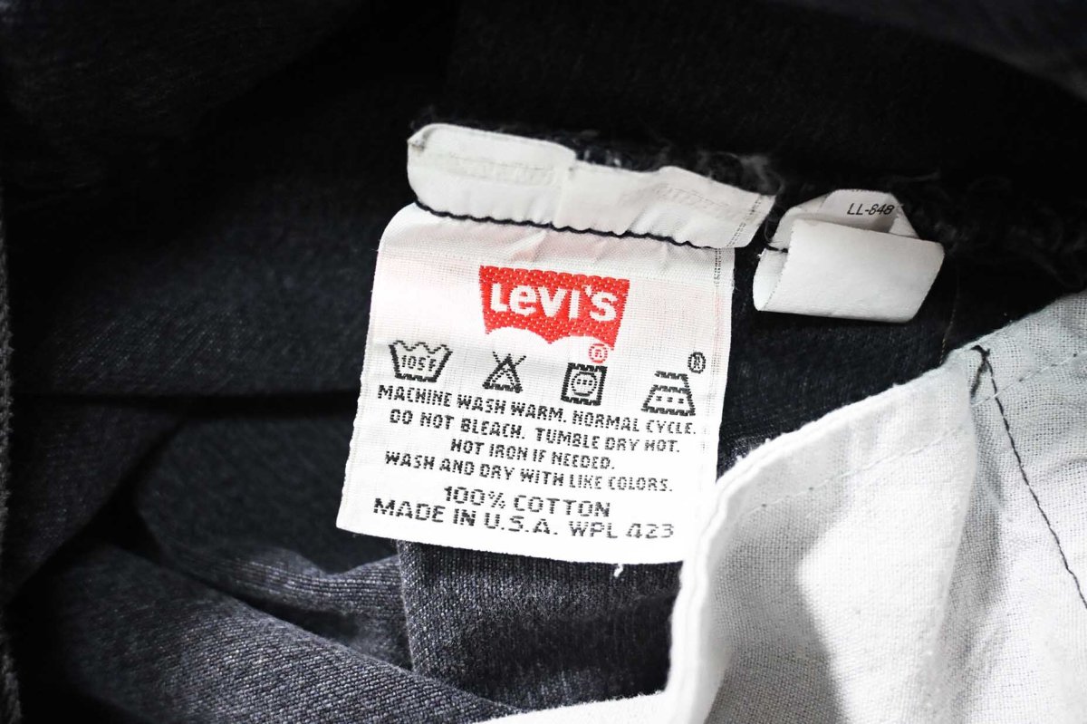 画像6: 01' Used Levi's 501 Denim Pants Black made in USA リーバイス (6)