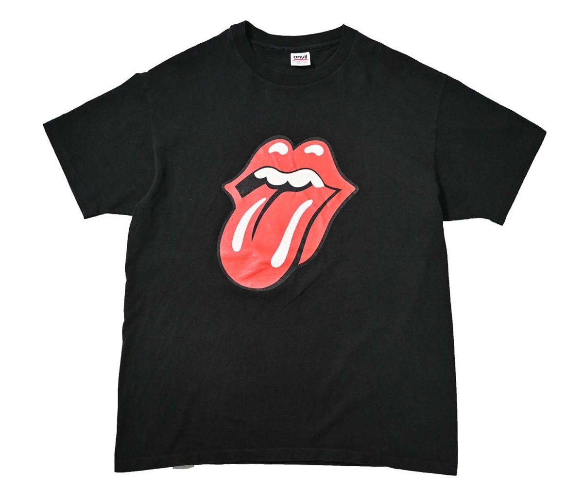 画像1: 90s Used The Rolling Stones Print Tee made in USA (1)
