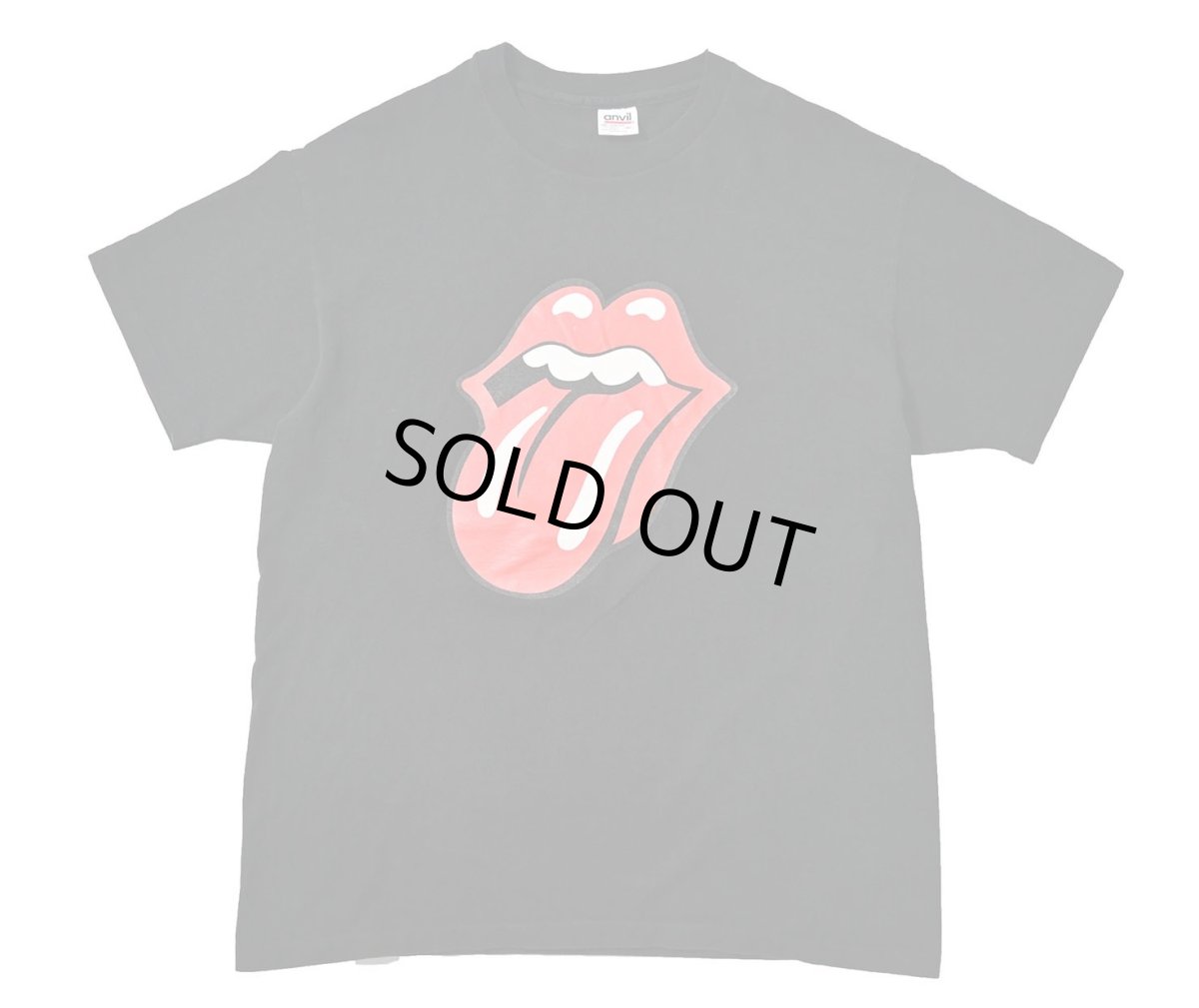 画像1: 90s Used The Rolling Stones Print Tee made in USA (1)
