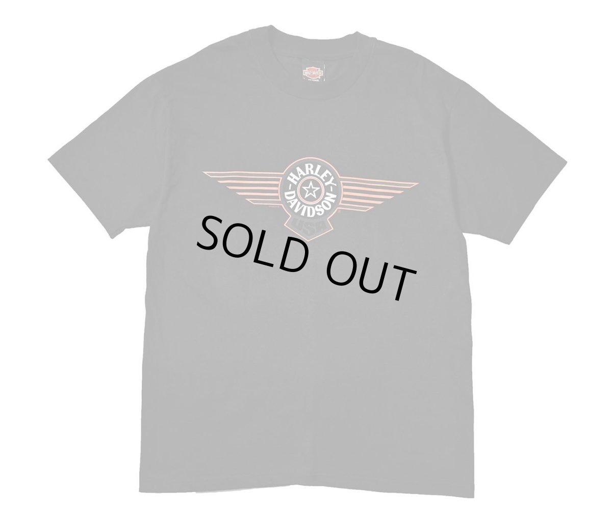 画像1: 90s Deadstock Harley-Davidson Print Tee made in USA (1)