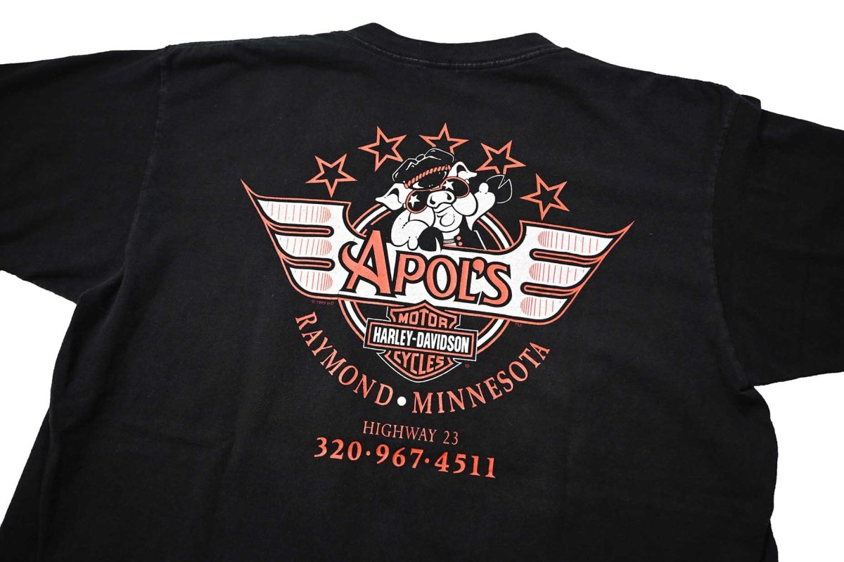 画像7: 90s Used Harley-Davidson Print Tee made in USA (7)