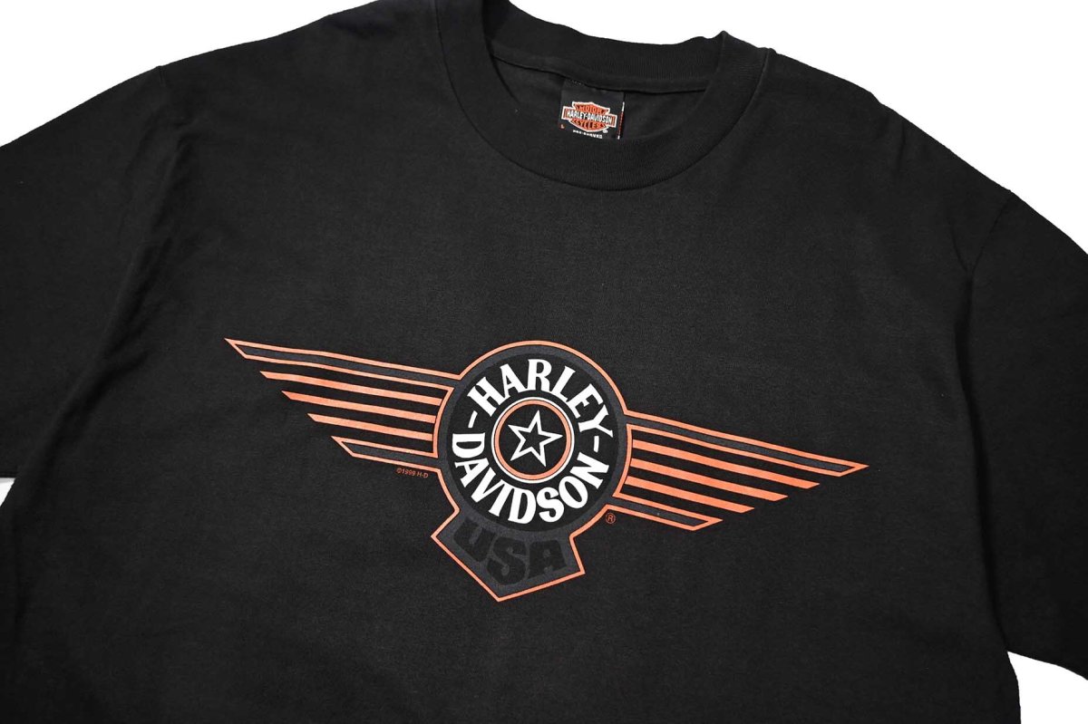 画像2: 90s Deadstock Harley-Davidson Print Tee made in USA (2)