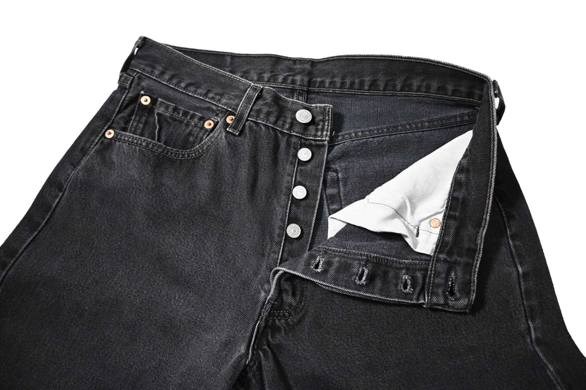 画像5: 01' Used Levi's 501 Denim Pants Black made in USA リーバイス (5)