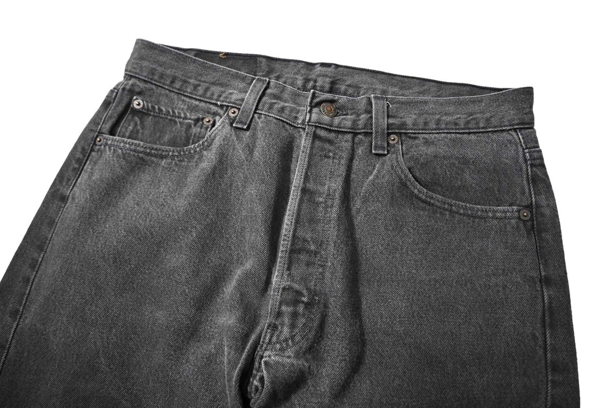 画像2: 92' Used Levi's 501 Denim Pants Black made in USA (2)