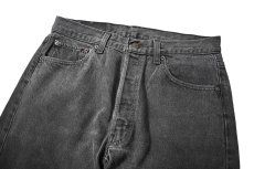 画像2: 92' Used Levi's 501 Denim Pants Black made in USA (2)