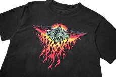 画像2: 90s Used Harley-Davidson Print Tee made in USA (2)
