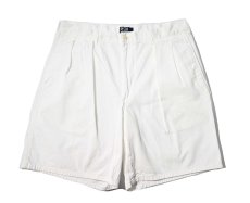 画像1: 80-90s Used Polo Ralph Lauren Chino Shorts White made in USA (1)