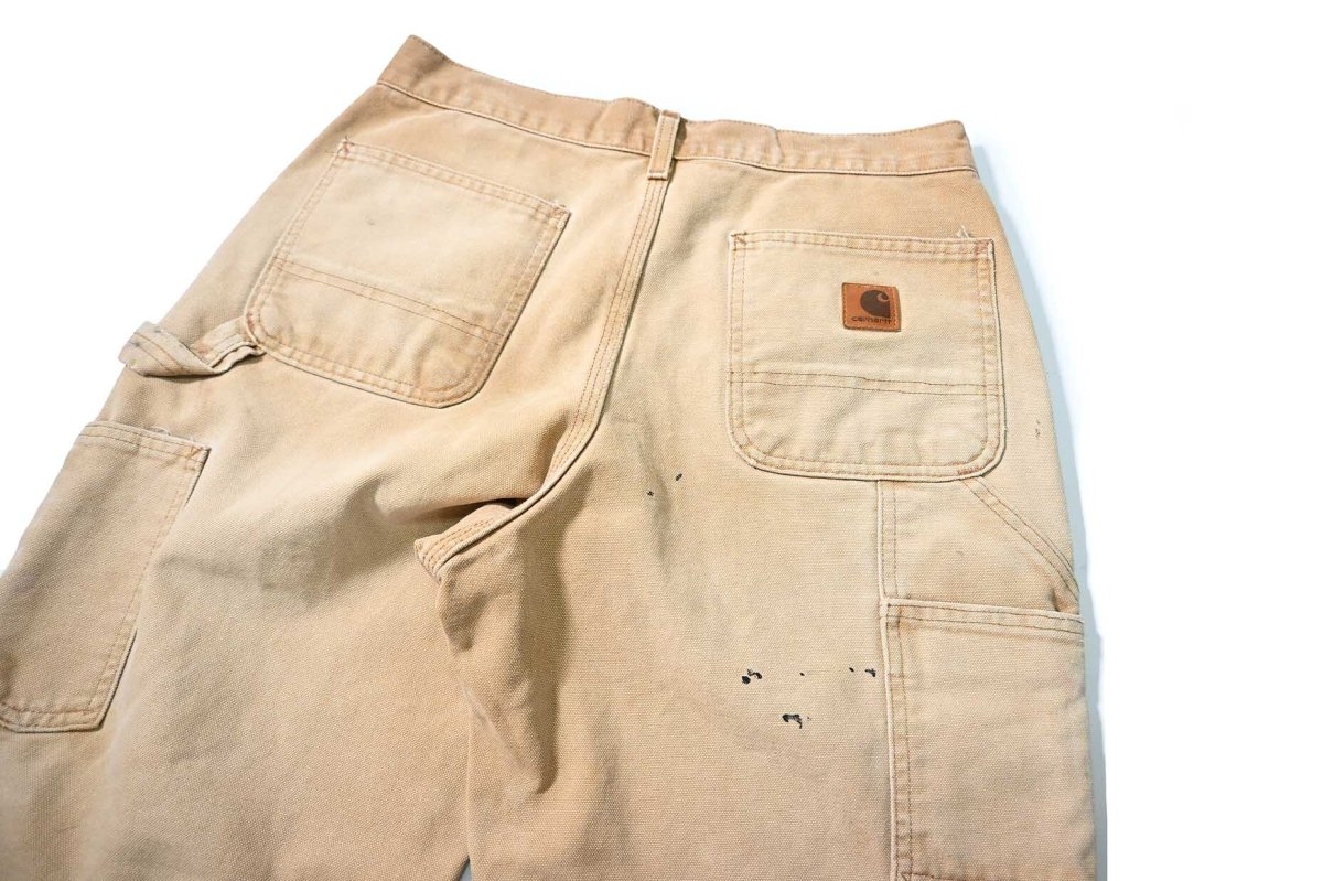 画像5: 16' Used Carhartt Duck Carpenter Pants Brown カーハート (5)