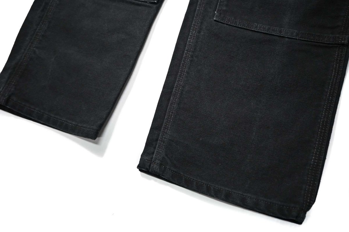 画像3: 10' Used Carhartt Duck Double Knee Carpenter Pants Black カーハート (3)