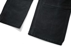 画像3: 10' Used Carhartt Duck Double Knee Carpenter Pants Black カーハート (3)