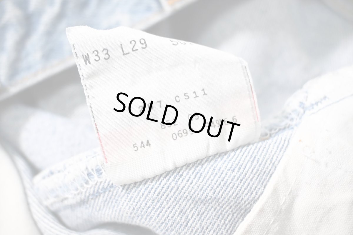 画像8: 99' Used Levi's 501 Denim Pants made in USA (8)