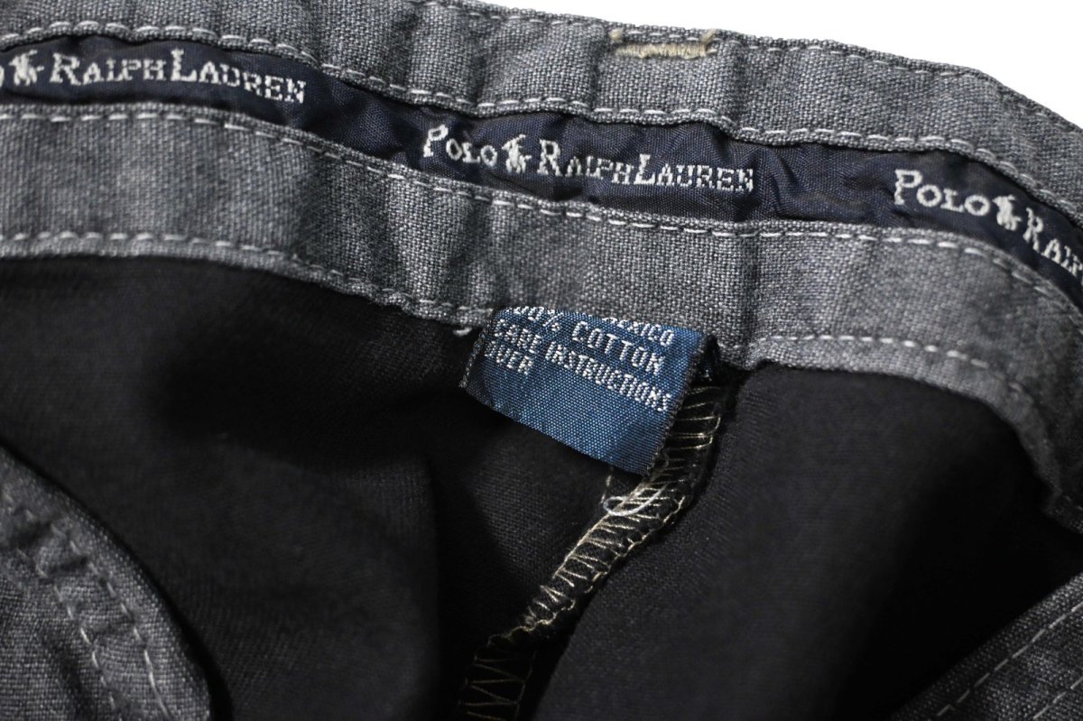 画像6: 90-00s Used Polo Ralph Lauren Tyler Shorts Black Over Dye (6)
