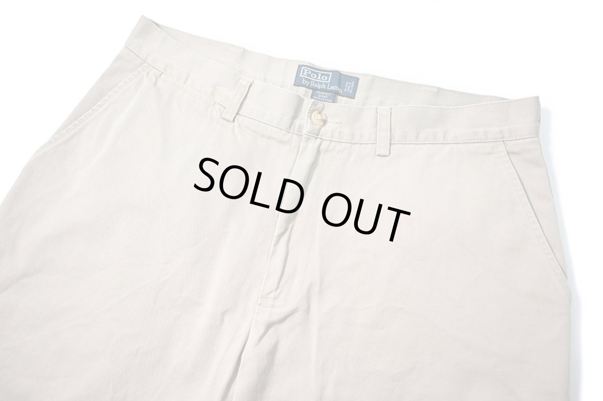 画像2: 90-00s Used Polo Ralph Lauren Prospect Shorts Khaki ラルフローレン (2)