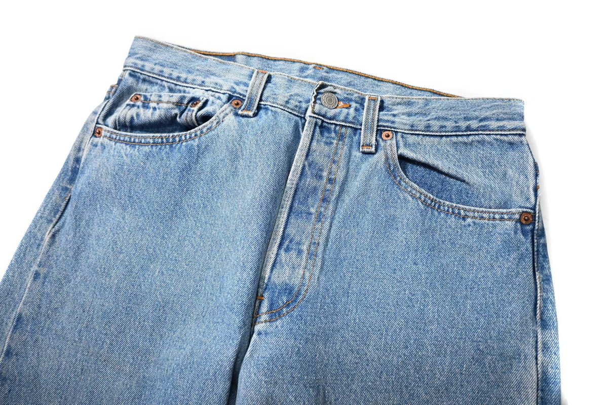 画像2: 95' Used Levi's 501 Denim Pants made in USA (2)