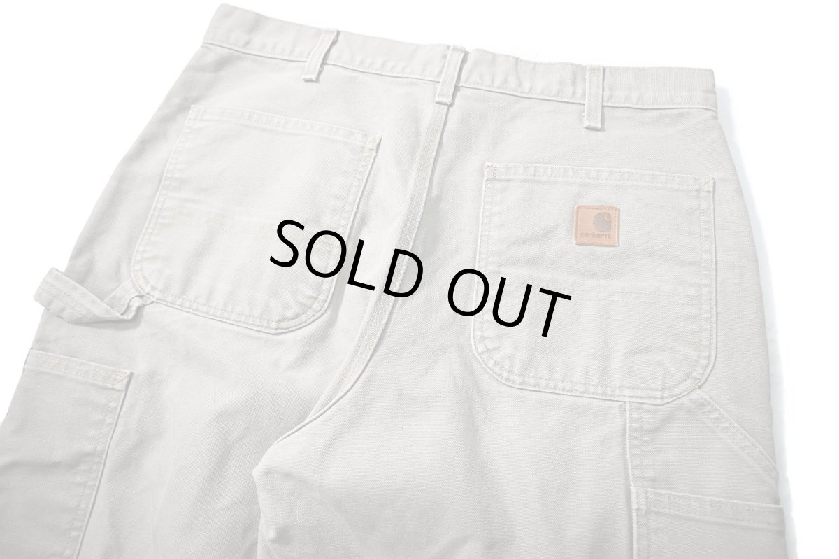 画像4: 13' Used Carhartt Duck Carpenter Pants Cut Off Desert カーハート (4)