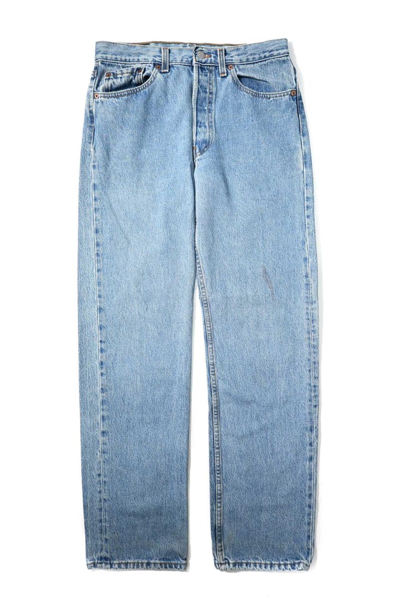 画像1: 95' Used Levi's 501 Denim Pants made in USA (1)