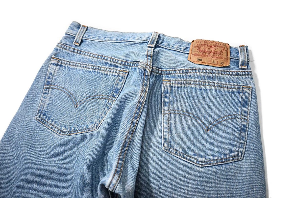 画像4: 95' Used Levi's 501 Denim Pants made in USA (4)
