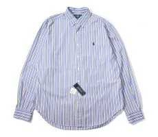 画像1: 90-00s Deadstock Ralph Lauren Stripe B/D Shirt "Classic Fit" (1)