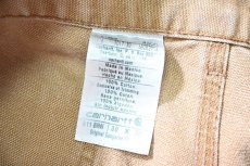 画像7: 16' Used Carhartt Duck Carpenter Pants Brown カーハート (7)
