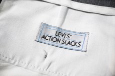 画像6: 90s Used Levi's Action Slacks Grey made in USA (6)