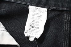 画像7: 10' Used Carhartt Duck Double Knee Carpenter Pants Black カーハート (7)