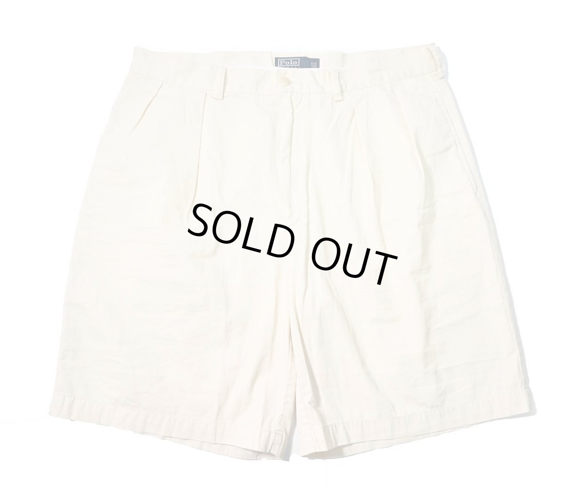 画像1: 90-00s Used Polo Ralph Lauren Tyler Shorts Cream (1)