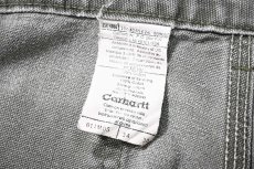 画像6: 00s Used Carhartt Duck Carpenter Pants Moss カーハート (6)