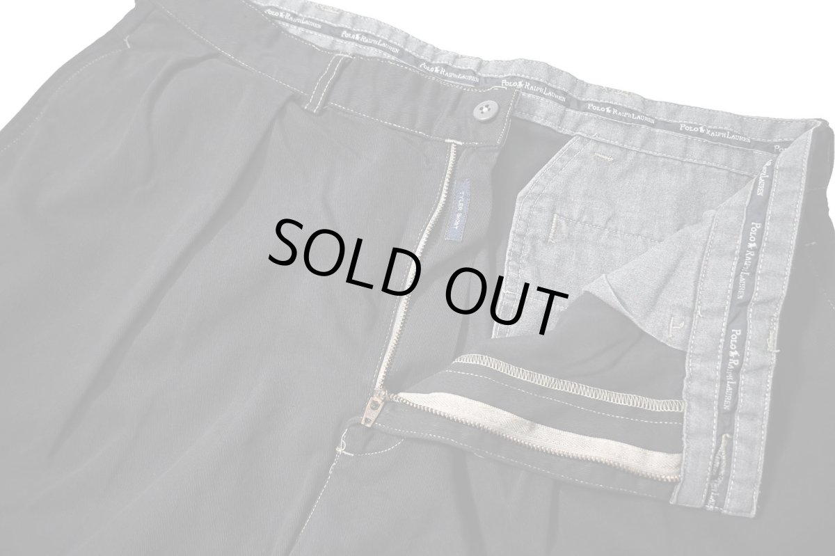画像4: 90-00s Used Polo Ralph Lauren Tyler Shorts Black Over Dye (4)