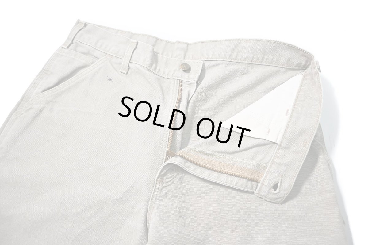 画像5: 13' Used Carhartt Duck Carpenter Pants Cut Off Desert カーハート (5)