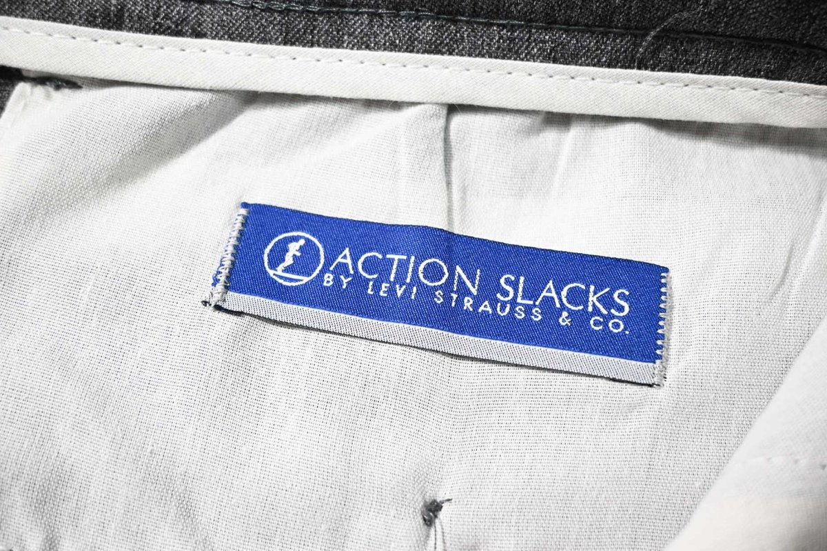画像6: 00s Deadstock Levi's Action Slacks Grey (6)