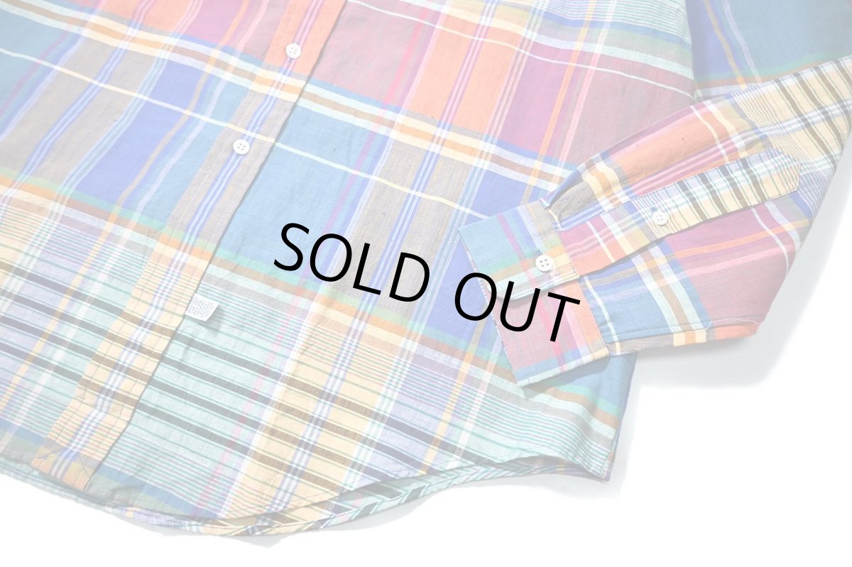 画像3: 90-00s Deadstock Ralph Lauren Plaid B/D Shirt (3)